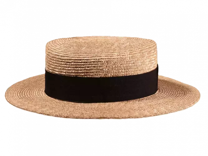 Vaquero Strohhut mit schwarzem Hutband