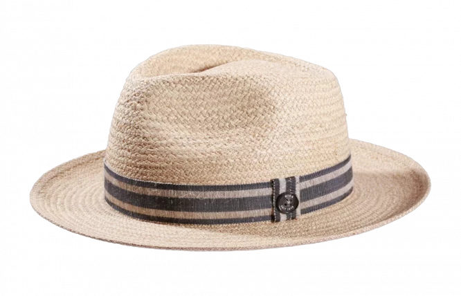 Strohhut Bogart Raffia mit gesteiften Hutband