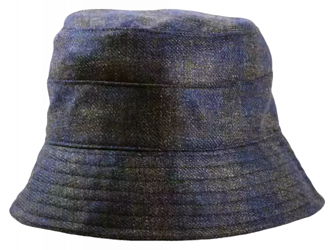 Bucket Hut aus Wolle in der Farbe Marine