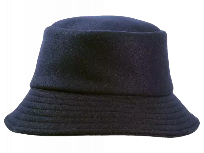 Bucket Hut Wolle in der Farbe Marine
