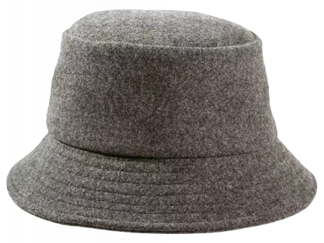 Bucket Hut Wolle in der Farbe Stein