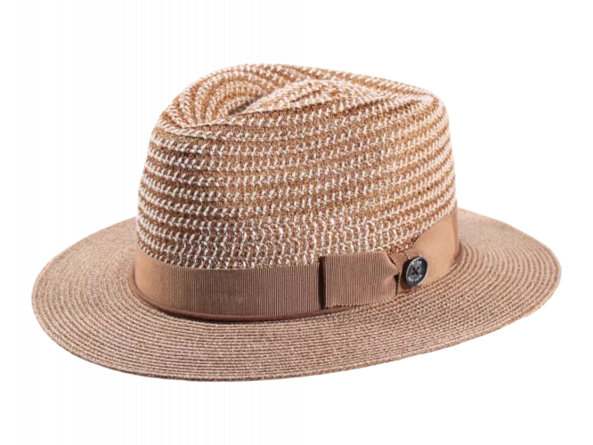 Sommerhut Traveler aus Hanf mit beigem Hutband