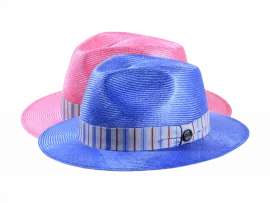 Strohhut Traveler Sisol Blau oder Pink