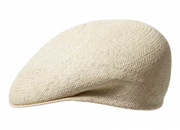 Golfer-Mütze 100% Panamastroh in Natur