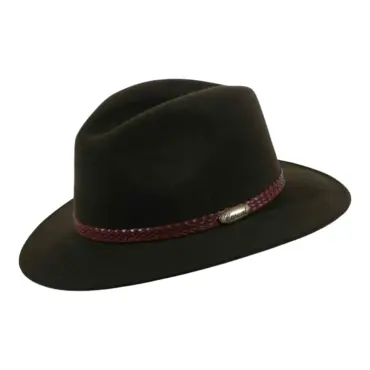 Cityhut Crushable Wollfilz mit Lederband