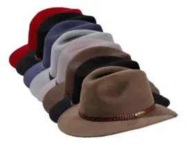 Cityhut Crushable Wollfilz mit Lederband