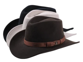 Cowboyhut aus wetterfesten Filz