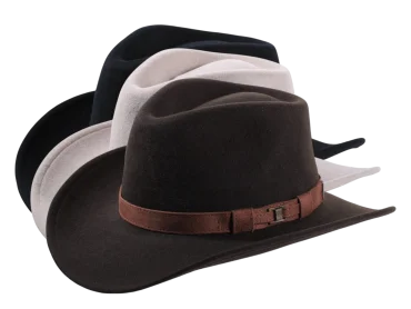 Cowboyhut aus wetterfesten Filz