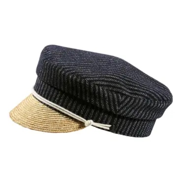 Camaret Mütze Marine Feelings mit Strohschild und Kordel