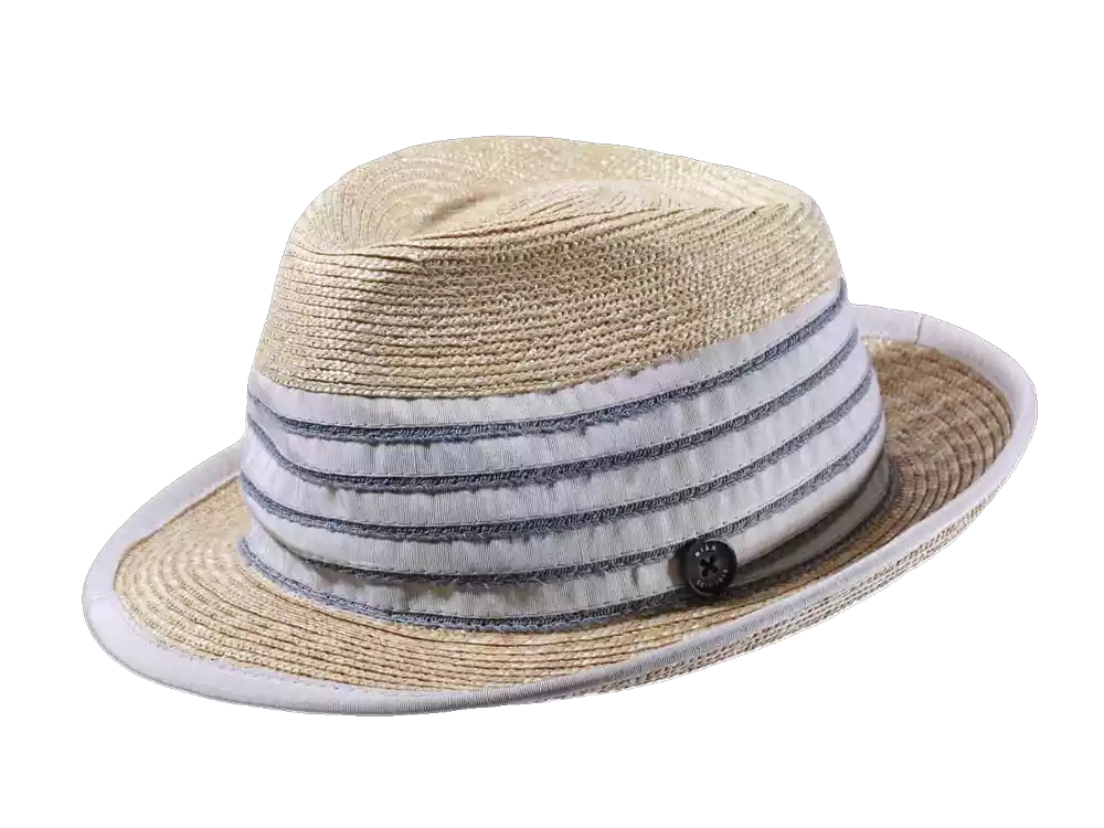 Reisehut Trilby zum flachdrücken "Variante Natur/Ciel"