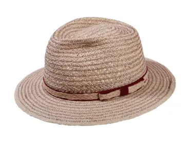 City Strohhut Freiamt GnadenthalerIn aus Raffia mit Rebsband und Masche
