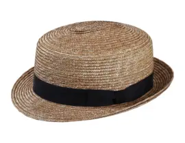 Sommerhut Freiamt Maiengrüner mit marineblauem Hutband