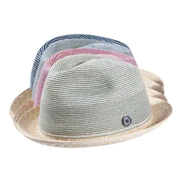 Sommerhut Player aus Hanf und Stroh in Naturfarben