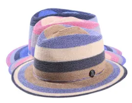 Fedora Strohhut Fancy Hemp aus Hanf in Risa Farben