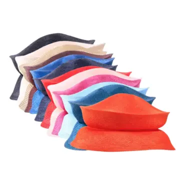 Faltbarer Damenhut aus Sisal in verschiedenen Farben