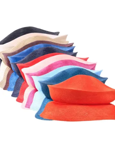 Faltbarer Damenhut aus Sisal in verschiedenen Farben