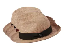 Strohhut Fedora Bogart Raffia