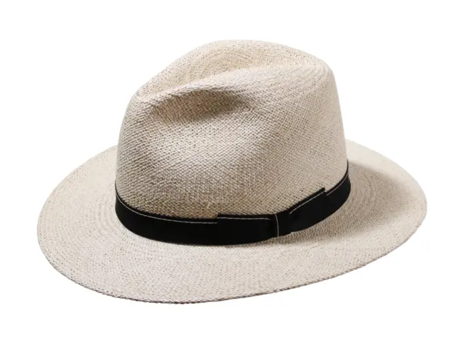 Panamahut City Twisted natur mit schwarzem Rebsband – klassische Sommerhutform