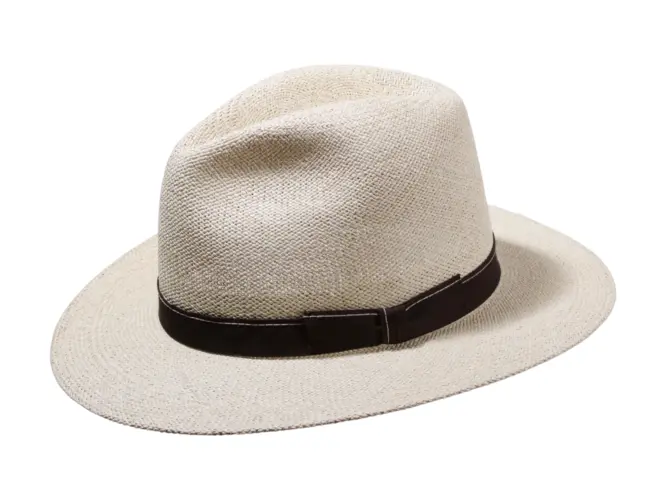 Panamahut City Twisted natur mit schwarzem Rebsband – klassische Sommerhutform