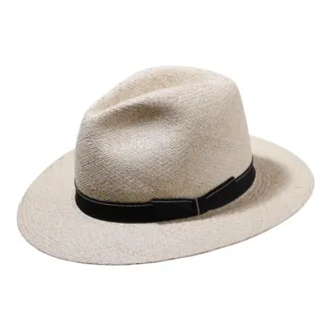 Panamahut City Twisted natur mit schwarzem Rebsband – klassische Sommerhutform