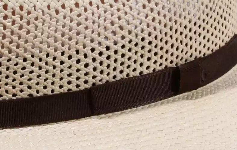 Panamahut City ventiliert #3 "Hutband Schwarz, Braun oder Blau" – Bild 5