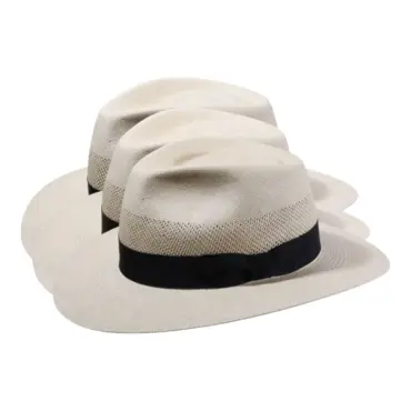 Panamahut Fedora City Brisa 8 mit Rebsband in Naturfarbe