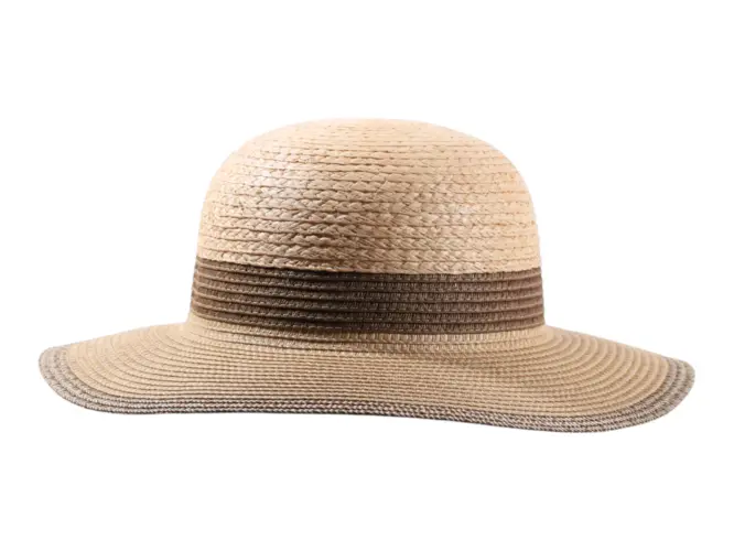 Damenhut Cloche Raffia/Paper aus 60% Papier und 40% Raffia in Mittelbraun