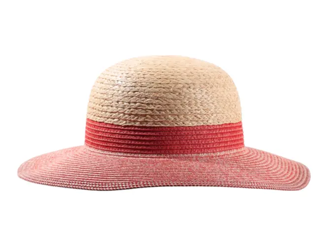 Damenhut Cloche Raffia/Paper aus 60% Papier und 40% Raffia in Rot