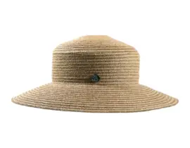 reiter Sommerhut Cloche in Goldbraun mit Qualitätsknopf