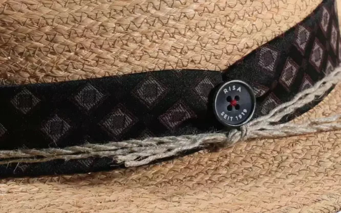 Strohhut Traveler Raffia mit Hanfschnur – Bild 5