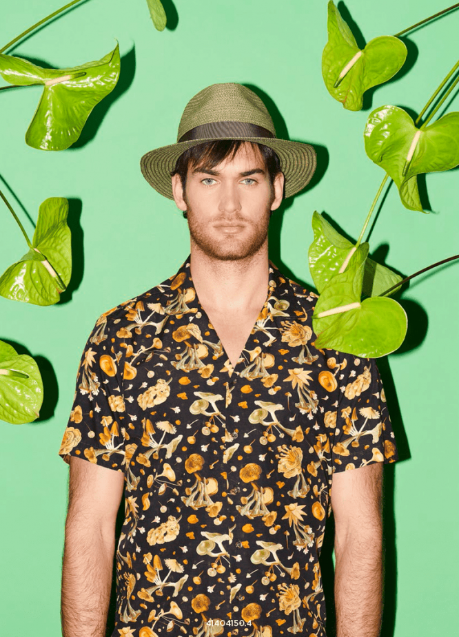 Strohhut Fedora City Raffia fein farbig – Bild 3