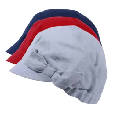 Damen Ballonmütze Leinen