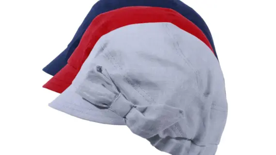 Damen Ballonmütze Leinen