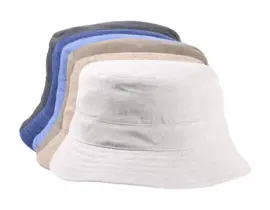 Bucket Sommerhut Leinen extra fein