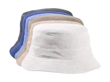 Bucket Sommerhut Leinen extra fein