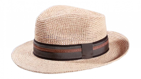 Strohhut Bogart "Rustikal Raffia"