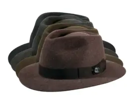 Fedora City Stichelhaar meliert – Risa Handarbeit Schweiz