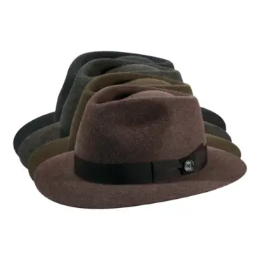 Fedora City Stichelhaar meliert – Risa Handarbeit Schweiz