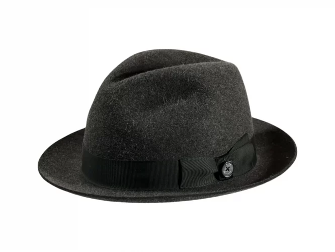 Trilby Stichelhaar meliert mit Klapprand & imprägniert – Bild 9