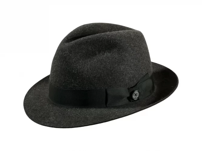 Trilby Stichelhaar meliert mit Klapprand & imprägniert – Bild 8