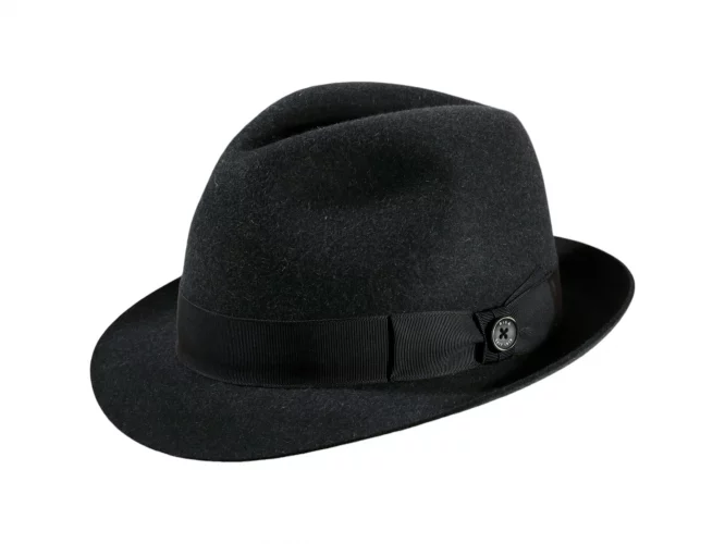 Trilby Stichelhaar meliert mit Klapprand & imprägniert – Bild 6