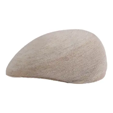 Golfermütze aus feinem Panama-Stroh in Natur oder Weiss