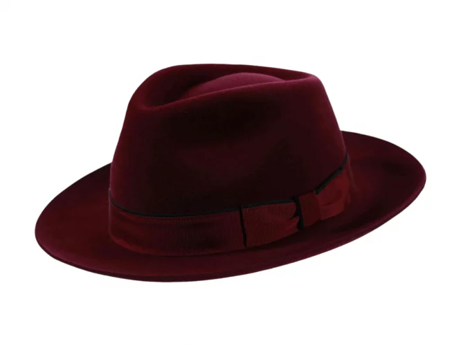 Haarfilzhut Velours in Fedora Style – Bild 7