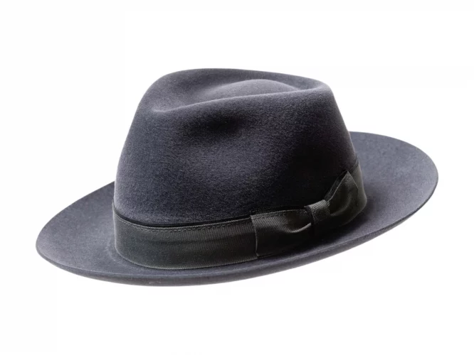 Haarfilzhut Velours in Fedora Style – Bild 6