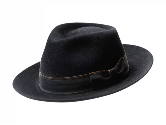 Haarfilzhut Velours in Fedora Style – Bild 5