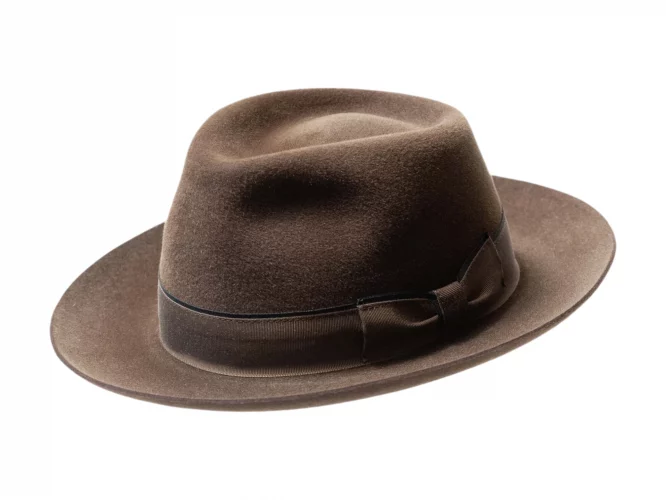 Haarfilzhut Velours in Fedora Style – Bild 2