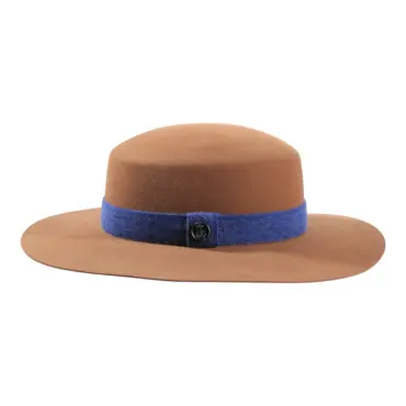 Cloche Velours „Folly Dot“ – Damenhut aus Haarfilz, handgefertigt in der Schweiz