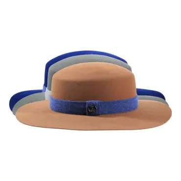 Cloche Velours „Folly Dot“ – Damenhut aus Haarfilz, handgefertigt in der Schweiz