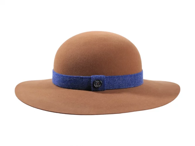Damenhut Cloche Velours mit rundem Kopf – Bild 4