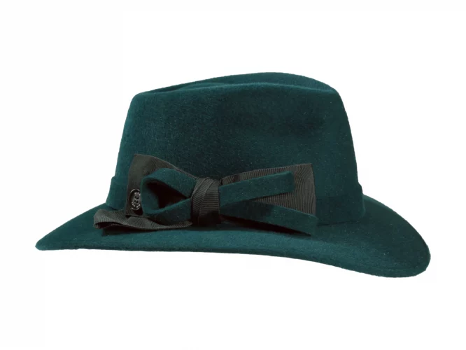 Haarfilzhut Fedora City mit Filzgarnitur – Bild 2
